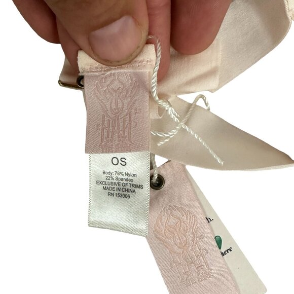 We Are HAH Au Naturale Strapped In Adjustable Belt One Size Light Pink - Picture 2 of 4